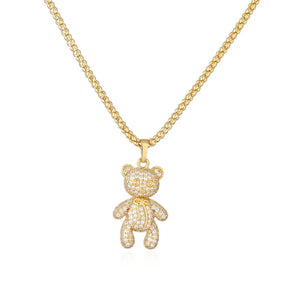 Golden Teddy Necklace
